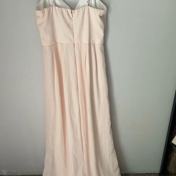 Lulu's Call For Me Gardenia Faux Wrap Jumpsuit Size Small - Picture 9 of 12